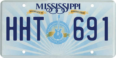 MS license plate HHT691