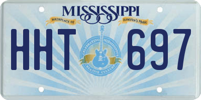 MS license plate HHT697