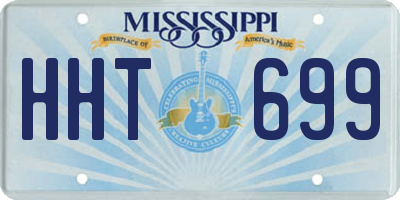 MS license plate HHT699