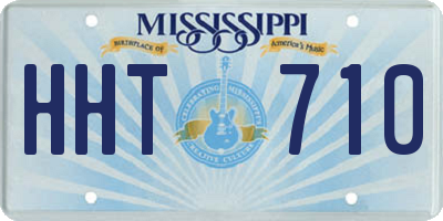 MS license plate HHT710