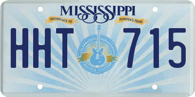 MS license plate HHT715