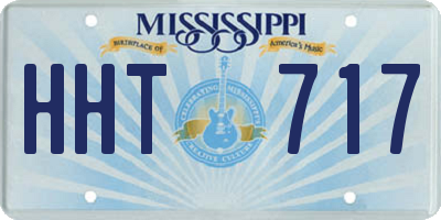 MS license plate HHT717