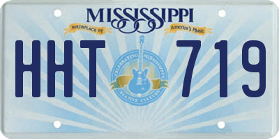 MS license plate HHT719