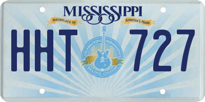 MS license plate HHT727