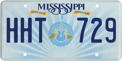 MS license plate HHT729