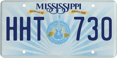 MS license plate HHT730