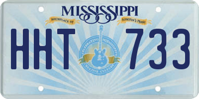 MS license plate HHT733