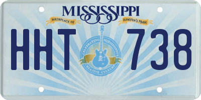 MS license plate HHT738