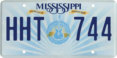 MS license plate HHT744