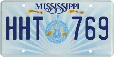 MS license plate HHT769