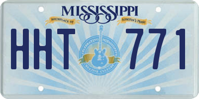 MS license plate HHT771