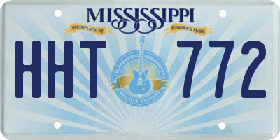 MS license plate HHT772