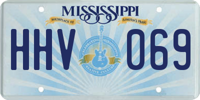 MS license plate HHV069