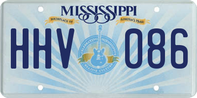 MS license plate HHV086