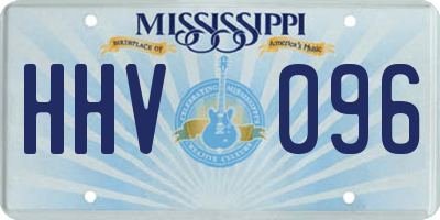 MS license plate HHV096