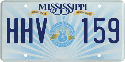 MS license plate HHV159