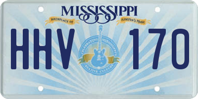 MS license plate HHV170