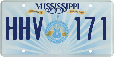 MS license plate HHV171