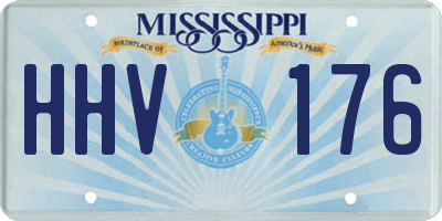 MS license plate HHV176
