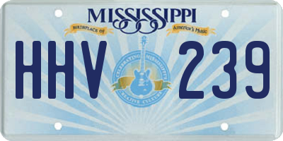MS license plate HHV239