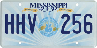 MS license plate HHV256