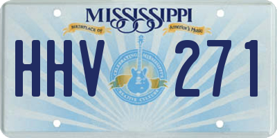 MS license plate HHV271