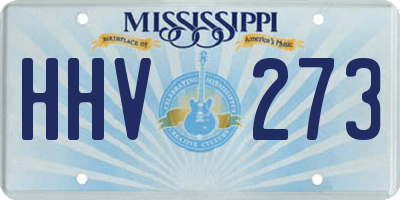 MS license plate HHV273