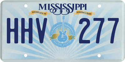 MS license plate HHV277