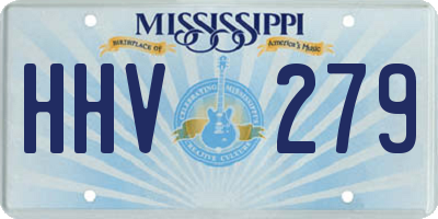MS license plate HHV279