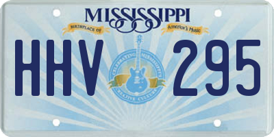 MS license plate HHV295