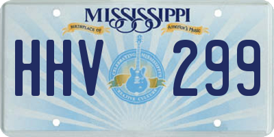 MS license plate HHV299