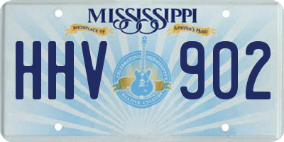 MS license plate HHV902