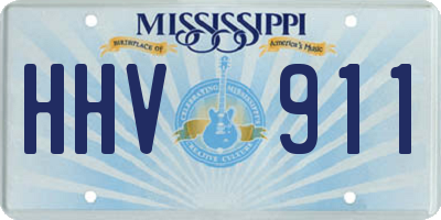 MS license plate HHV911
