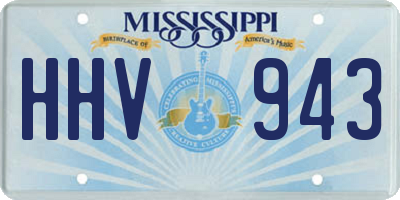 MS license plate HHV943