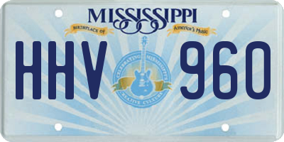 MS license plate HHV960