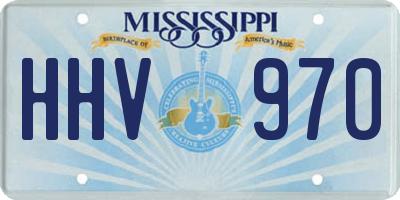 MS license plate HHV970