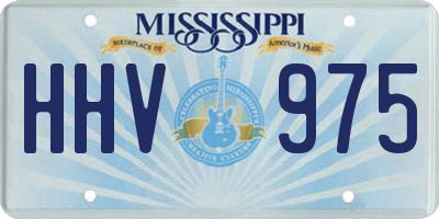 MS license plate HHV975