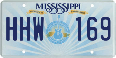 MS license plate HHW169