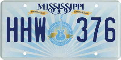 MS license plate HHW376