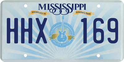 MS license plate HHX169