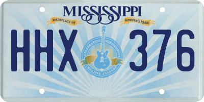 MS license plate HHX376