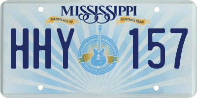 MS license plate HHY157