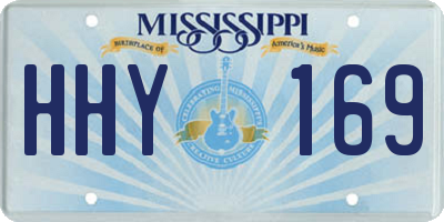 MS license plate HHY169