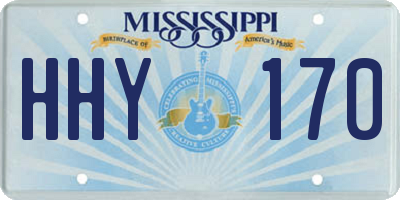 MS license plate HHY170
