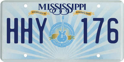MS license plate HHY176