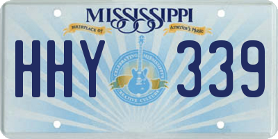 MS license plate HHY339