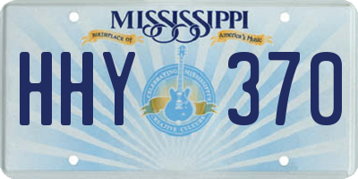 MS license plate HHY370