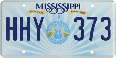 MS license plate HHY373