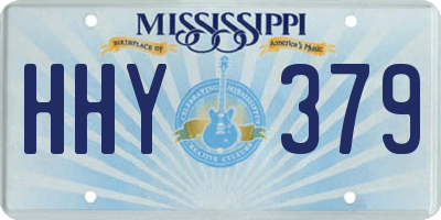 MS license plate HHY379