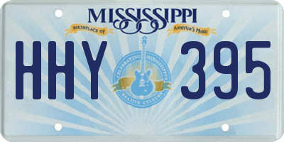 MS license plate HHY395